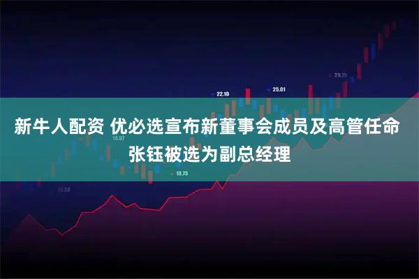 新牛人配资 优必选宣布新董事会成员及高管任命 张钰被选为副总经理